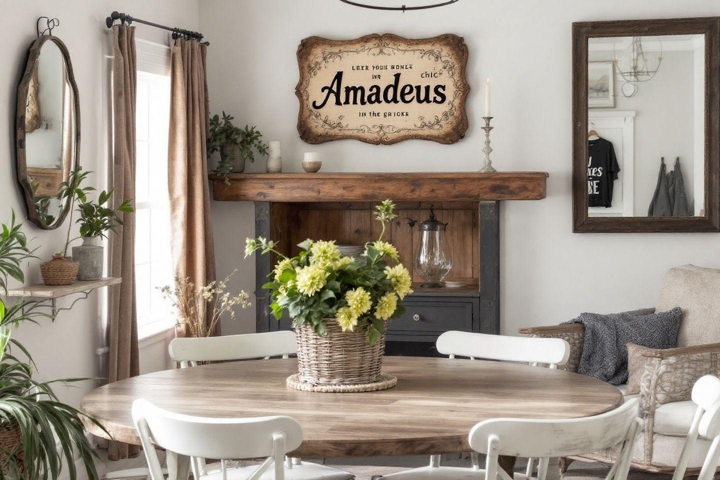 Amadeus décoration : fournisseur de meubles et objets pour la décoration d'intérieur style campagne chic