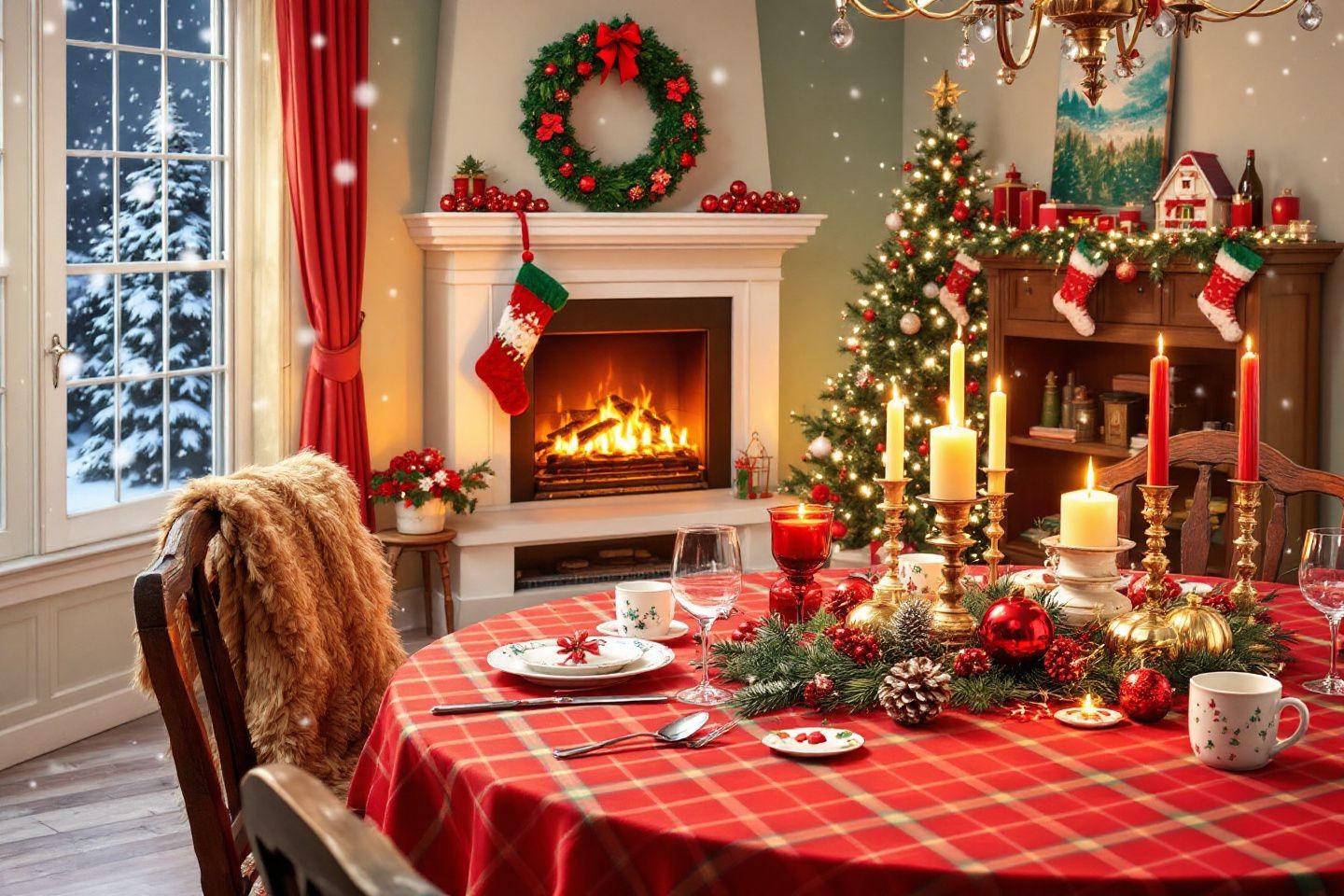 Table de Noël traditionnelle : décoration et inspirations pour une ambiance festive