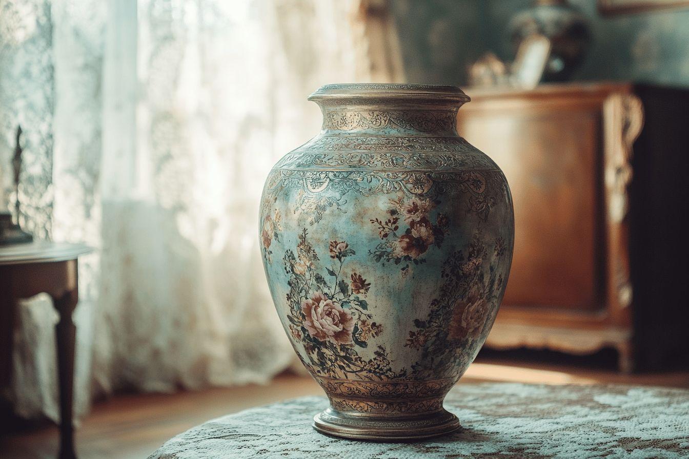 Vase ancien vintage pour décoration, expertise gratuite de vases en ligne dans objets de collection