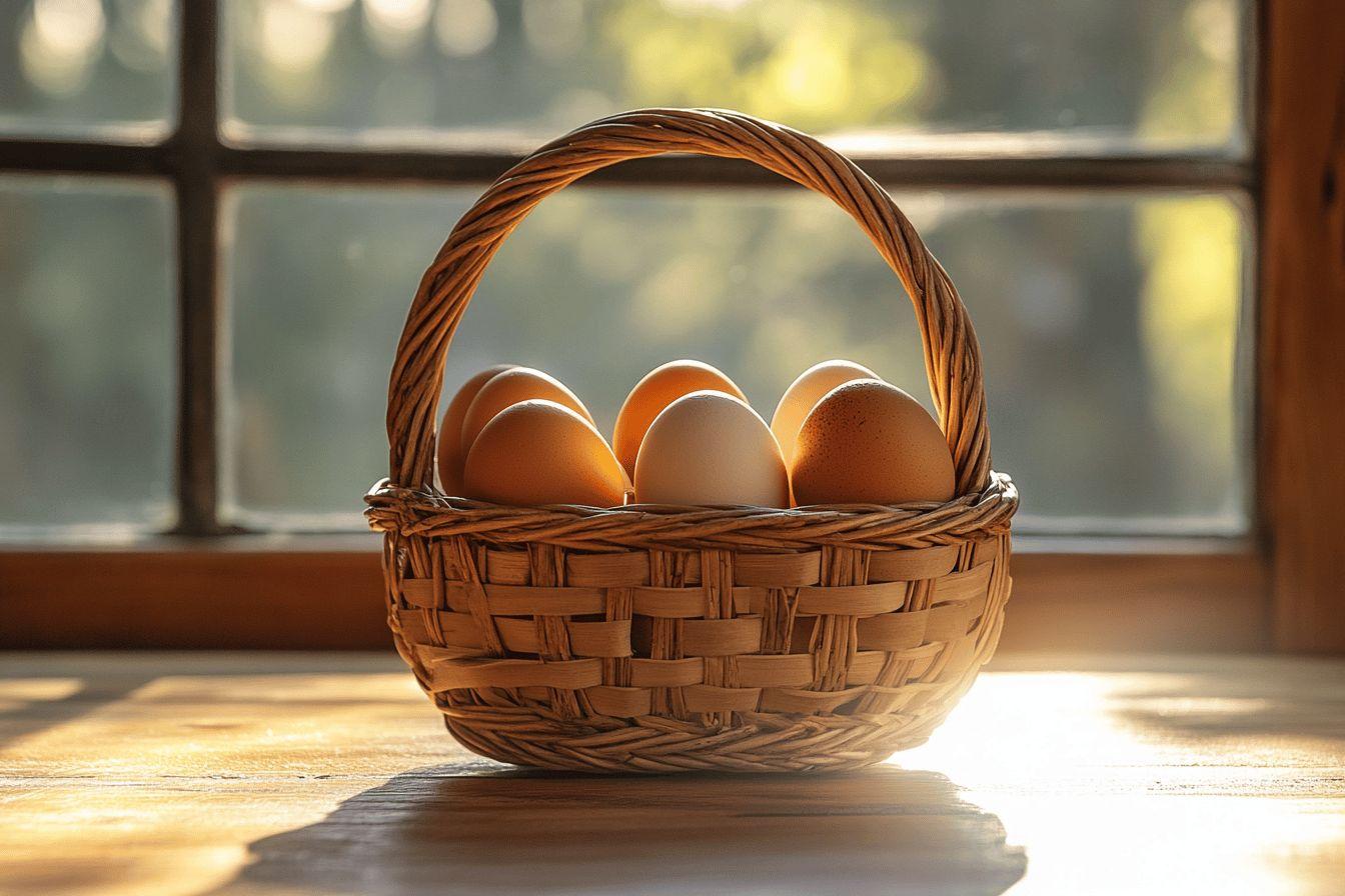 Paniers pour oeufs : accessoires décoratifs et pratiques pour la cuisine et la maison