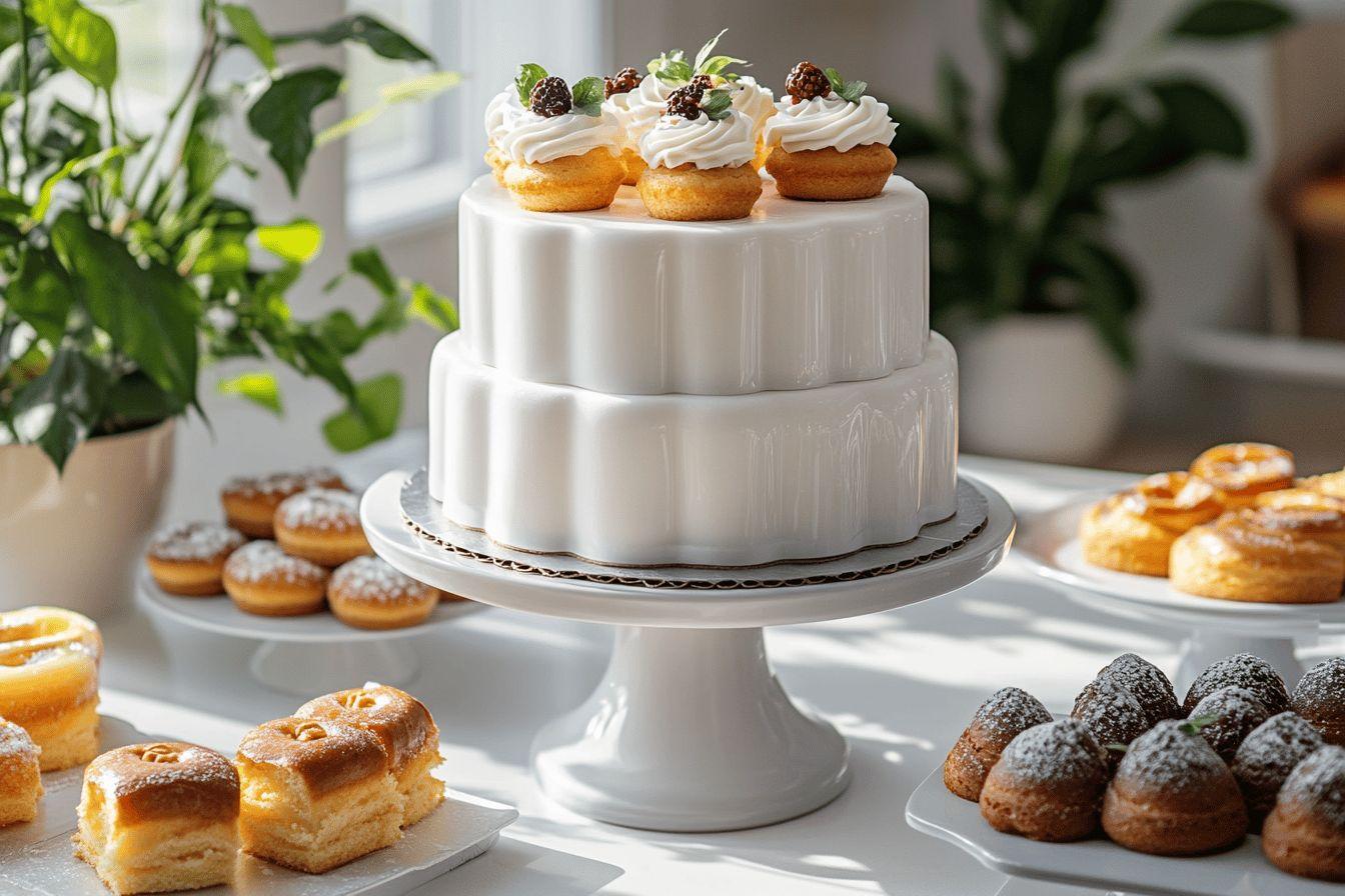Présentoir pour gâteau : structures et supports de présentation pâtisserie