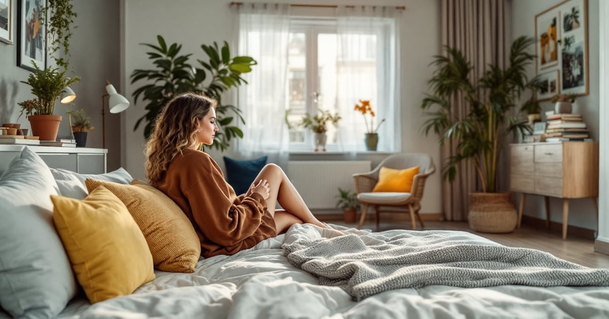 Idées déco chambre adulte moderne avec touches naturelles et ambiance cosy épurée