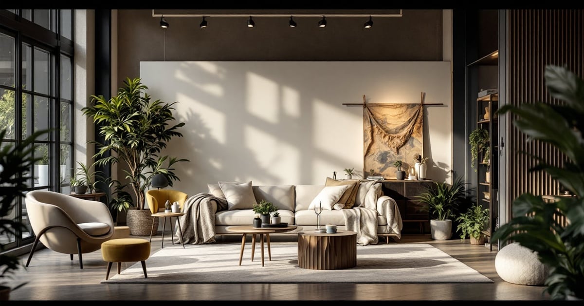 Salon moderne décoré avec style et budget maîtrisé – idées déco salon tendance