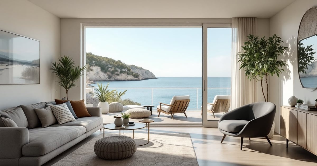 Maison en bord de mer en Espagne à vendre pas cher avec vue panoramique sur la Méditerranée